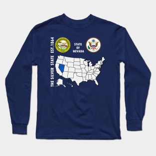 State of Nevada Long Sleeve T-Shirt